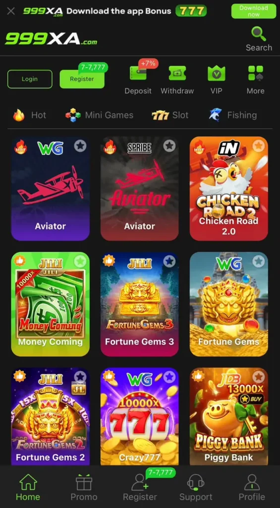 999XA home page